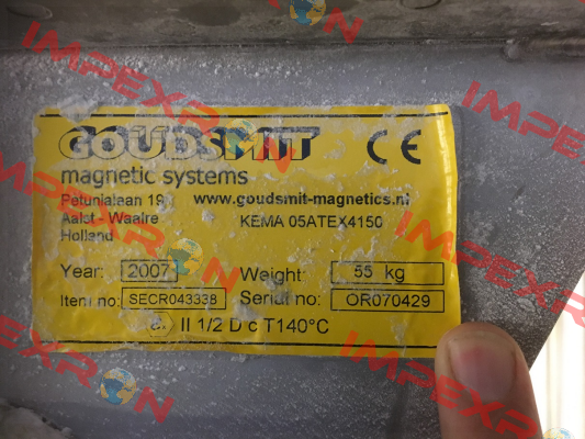 Sealing Kit for SECR043338  Goudsmit