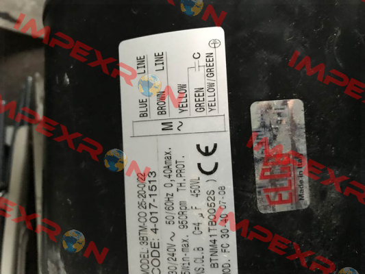 3BTM CO 25 20 0 22 - 40171513 Elco