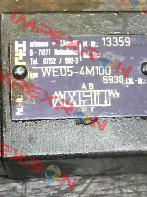 WE05-4M100D24/0H Hartmann-Lammle