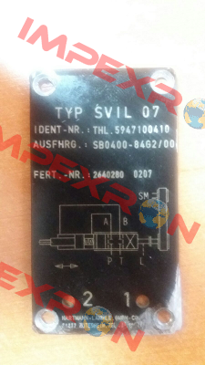 THL.5947100410 - obsolete, replaced by SVIL07SB0400-84G2/00   Hartmann-Lammle