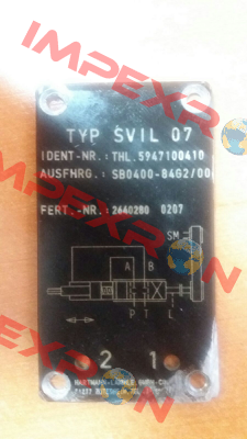 TYP SVIL 07  Ident Nr: 5947100410 Hartmann-Lammle