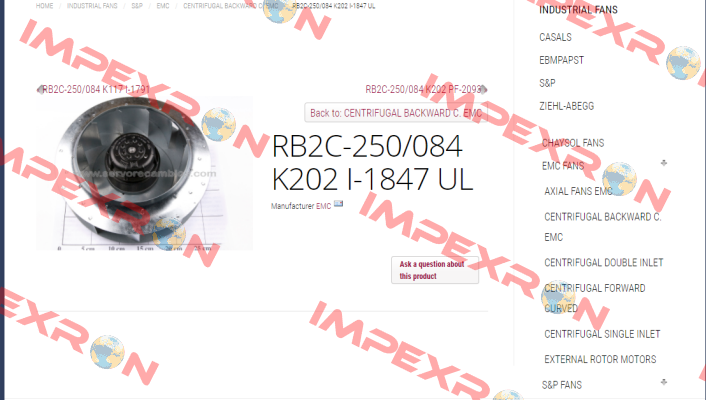 RB2C-250/084 K202 I-1847  Emc
