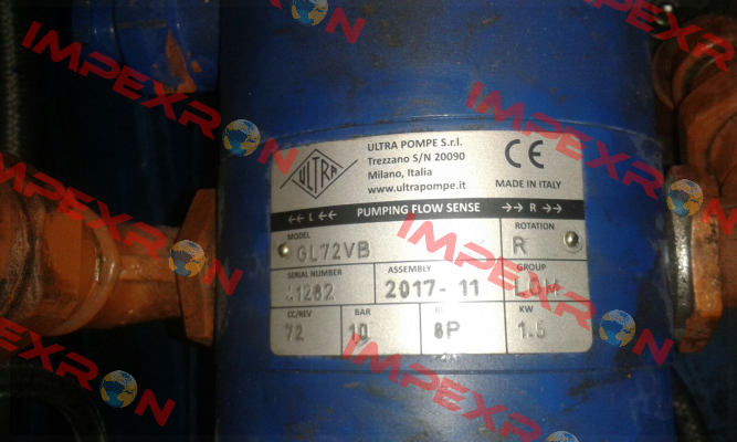 PGLG--72VVVB---GG--M8112M Ultra Pompe