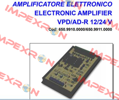 VPD/AD-R 12V  Sam Hydraulik