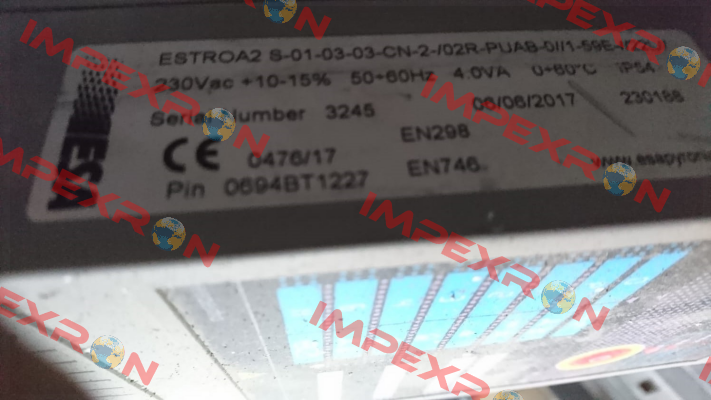 ESA TRAFO GREY + TAR-10 230V IP54 ESA Pyronics International