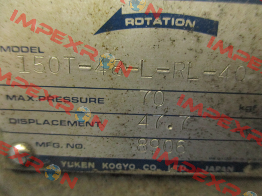 150T-48-L-RL-40  Yuken