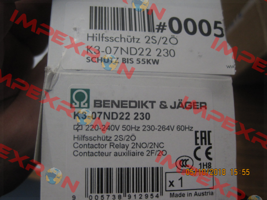 K3-07ND22 230 Benedikt & Jäger