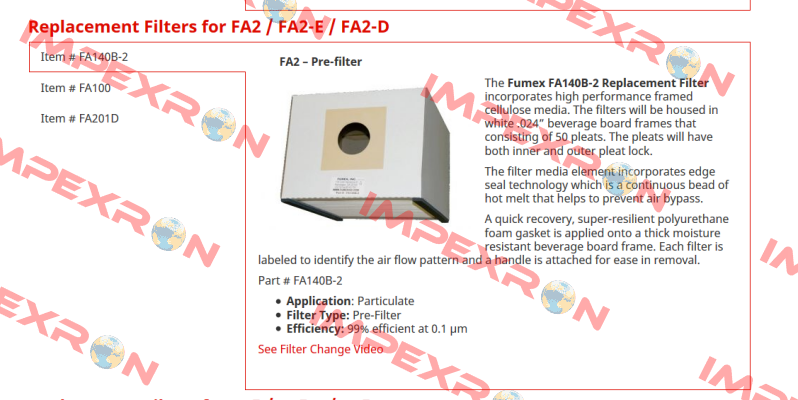 FA140B-2 Fumex