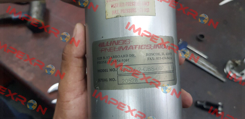 6RAX-2-CBS-002 S/N: 20528 Illinois Pneumatics