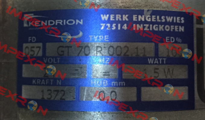 GTR070.024002 Kendrion