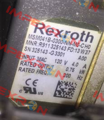 R911325143 / MSM041B-0300-NN-M0-CH0 Rexroth