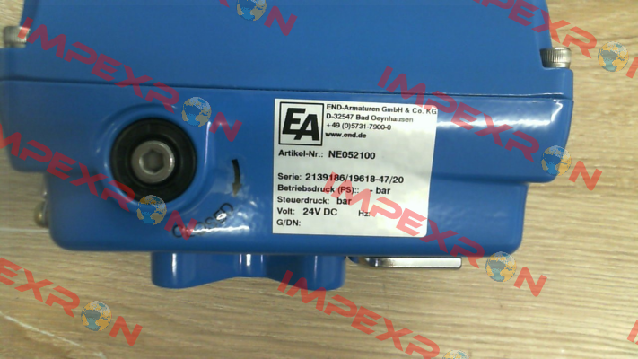 NE052100 End Armaturen