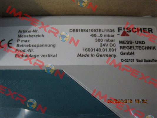DE515841092EU1836 FISCHER Mess-und Regeltechnik