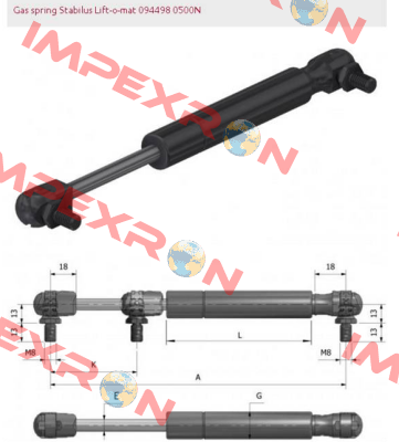 094498 / 500N  Stabilus