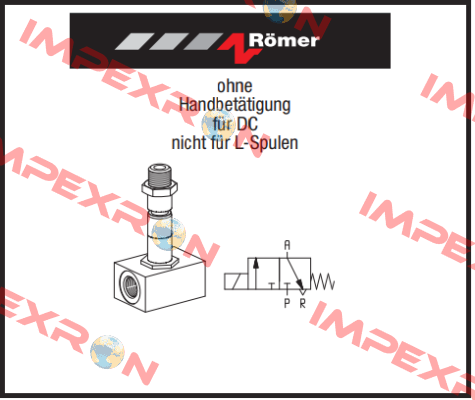 P/N: 606041 Type: EAV-213-C18-1/8F-00 Avs Römer