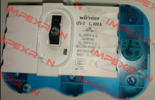 LTS-2 400A - possible products: 33602 or 33202 Wöhner