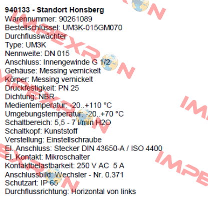 UM3K-015GM070 Honsberg