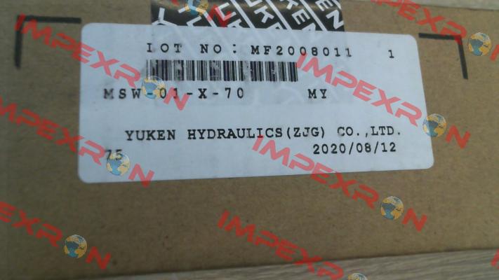 MSW-01-X-70 Yuken