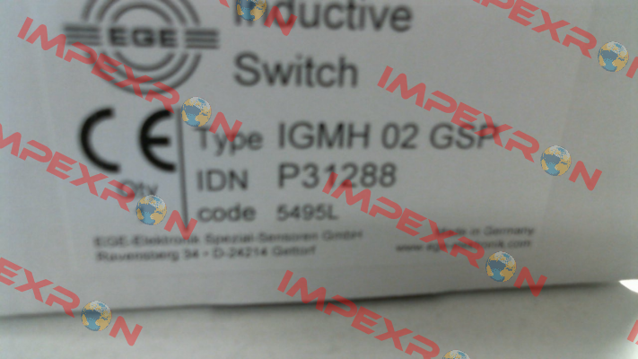 P31288 / IGMH 02 GSP Ege