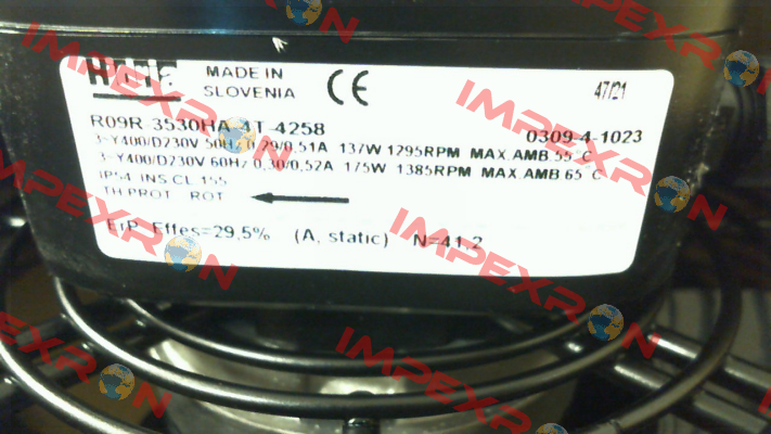 R09R-3530HA-4T-4258  / C0507008 / 0309-4-1023 / 0309-4-1154 Hidria