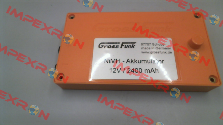 PN: 100-006-635 Type: 12V/2400mAh Ni-MH Gross Funk