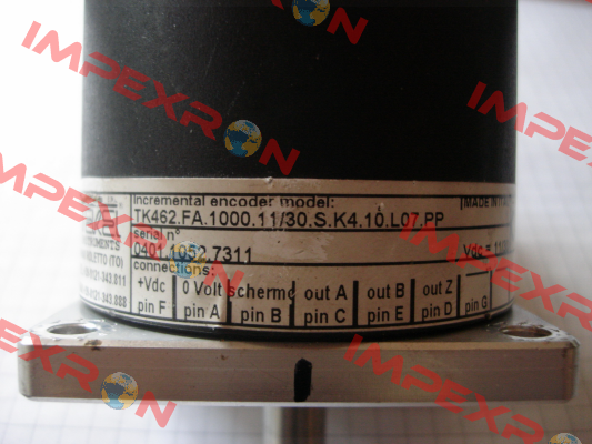 TK462.FA.1000.11/30.S.K4.10.L07.PP2-1130  Tekel Instruments