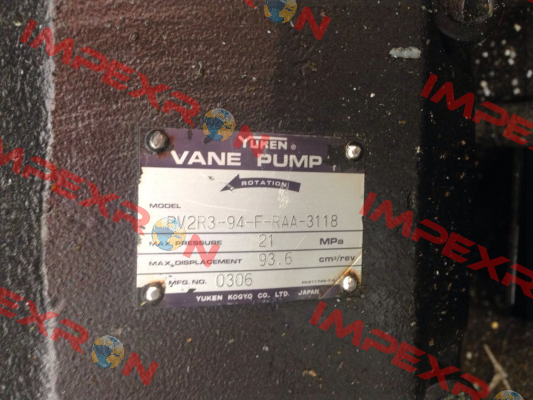 PV2R3-94-F-RAA-3118 EC:84136061  Yuken