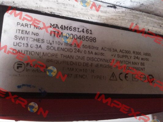 MA-4-M6-SL461 Artikel-Nr.: ITM-00046598 Fortress  Interlocks