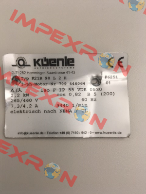 K21R 90 L 2 H Küenle